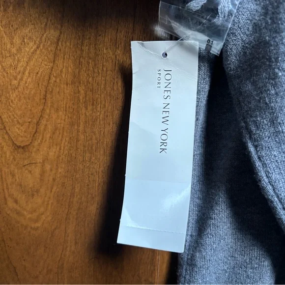 Jones New York Sport XL Gray Sweater - Picture 5 of 6